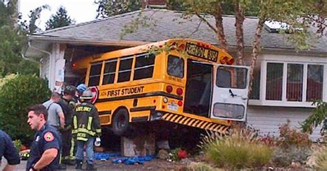 VIDEO: School bus crashes into home on Northwest Side